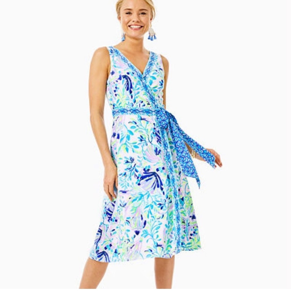 ‼️Take 20%Off‼️NWT SHAYLEE STRETCH MIDI DRESS Size 4